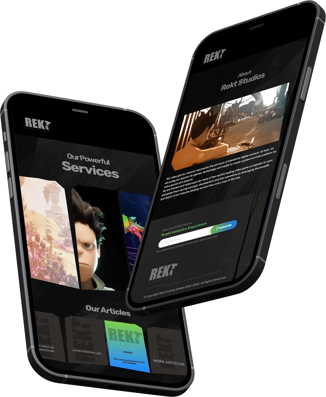 Rekt Studios Application